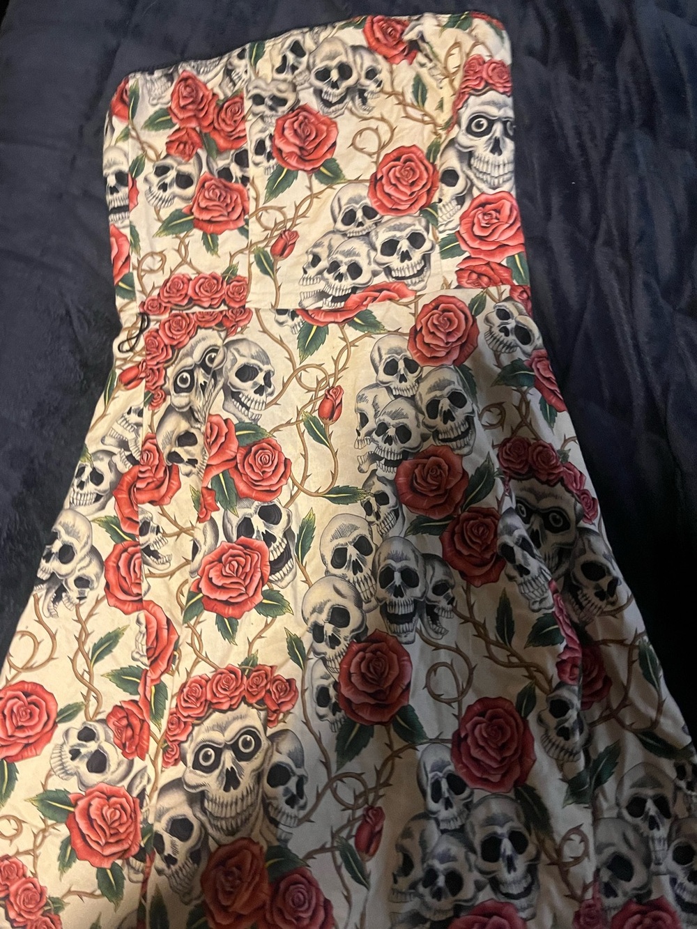 Vintage-Inspired Gothabilly Folter Gothic summer dress Tripp style